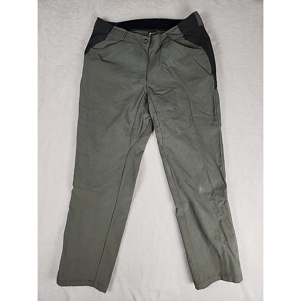 Vintage Mountian Equipment Co-op Green/Grey Hiking Nylon Pants Women’s Size 16